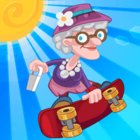 Angry Gran Skater Run MOD много денег/все разблокировано