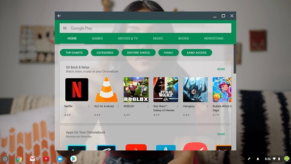 ChromeOS Google Play