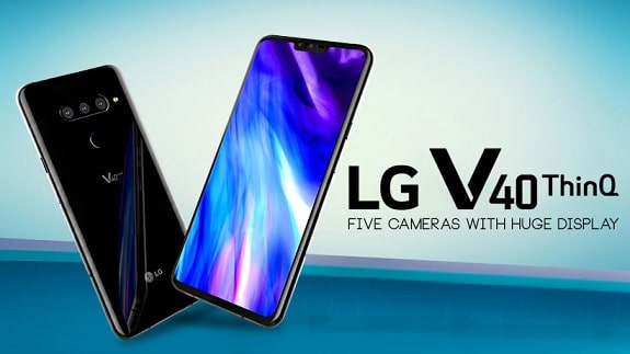 It happened, presented the first smartphone with 5 cameras - LG V40 ThinQ