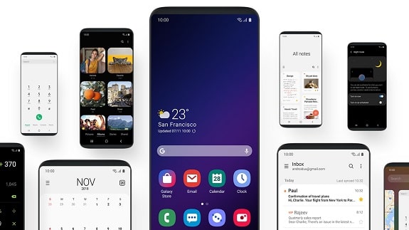 Some interesting about the new One UI platform from Samsung