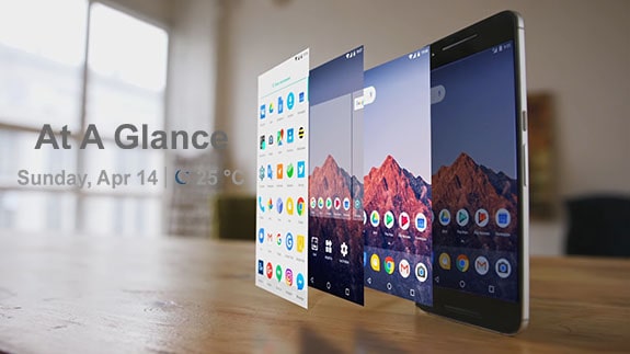 Pixel Launcher получит обновленный "At A Glance"