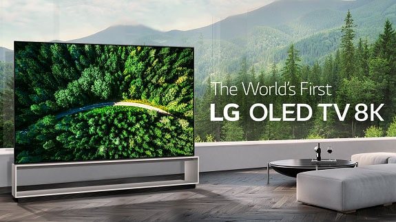 LG Electronics began selling the first OLED 8K TV