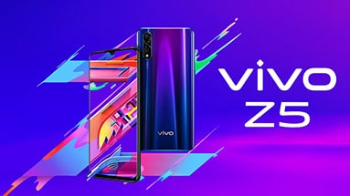 Vivo Z5 - stylish design and capacious battery