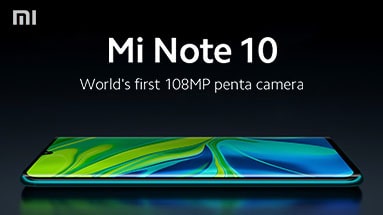 Анонс Xiaomi Mi Note 10 и Mi Note 10 Pro Для глобального рынка