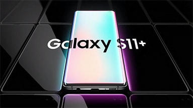 Samsung Galaxy S11+ in all its glory in the official photo