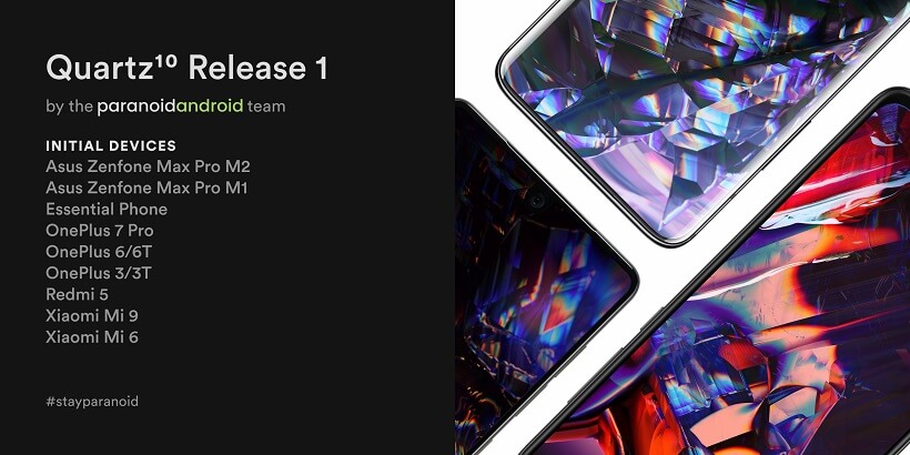Android Paranoid firmware received a stable version of Android 10