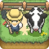 Tiny Pixel Farm - Игра Управление фермой ранчо MOD много денег