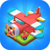 Merge Plane - Click & Idle Tycoon MOD много денег