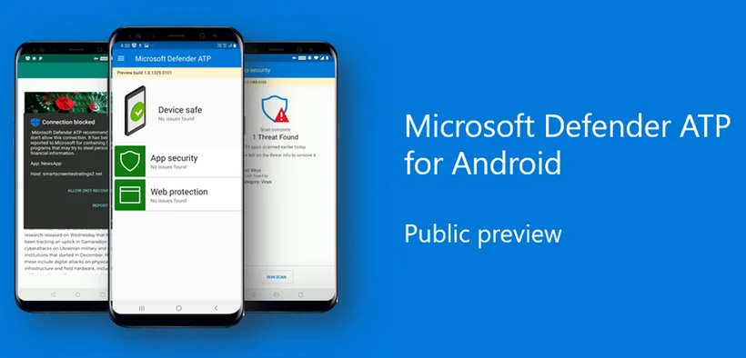 Microsoft Defender ATP для Android, публичный предварительный просмотр