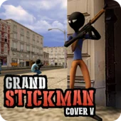 Grand Stickman Cover V MOD much money