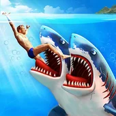 Double Head Shark Attack Multiplayer MOD many gold/diamonds