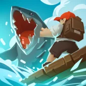 Epic Raft: Fighting Zombie Shark Survival MOD свободные покупки/крафт