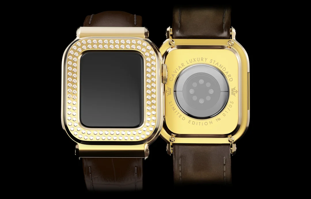 Apple Watch 6 Gold Diamonds