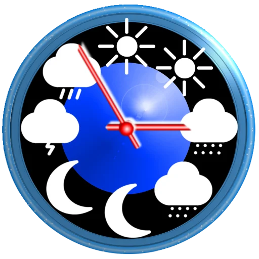 Weather station with barometer: eWeather HDF