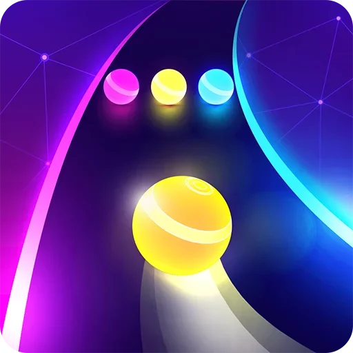 Dancing Road: Color Ball Run! MOD много жизней