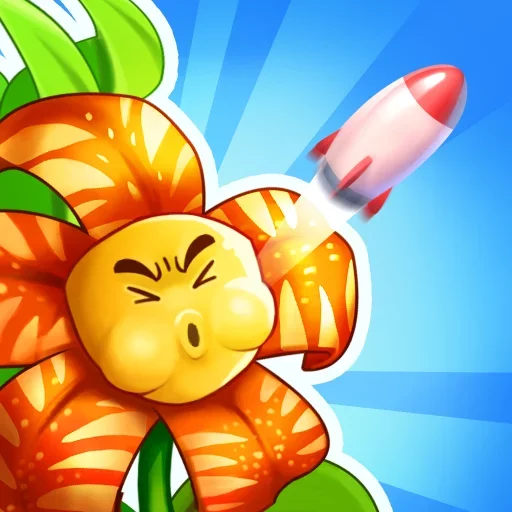 Merge Plants - игра зомби MOD много бриллиантов