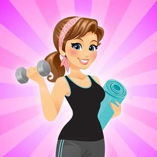 Idle Beauty Girl: Workout master MOD unlimited money