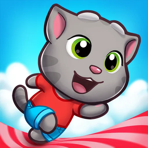 Talking Tom Candy Run MOD many coins/gems