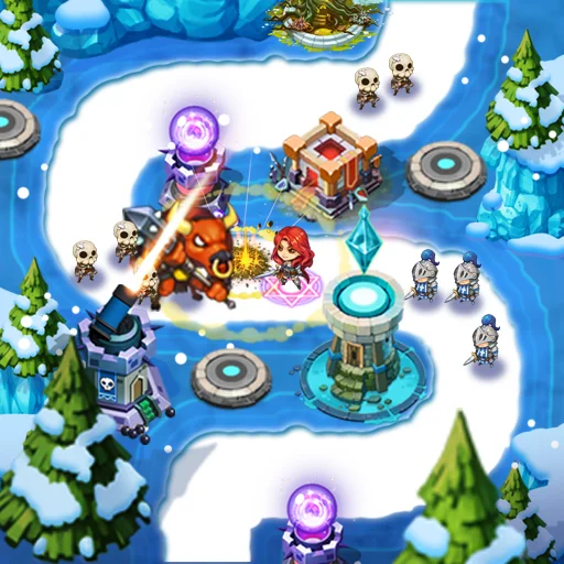 Hero Defense King : TD MOD free purchases 1.0.43 APK download