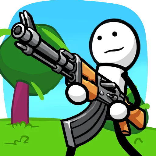 One Gun: Stickman оффлайн игры MOD много денег