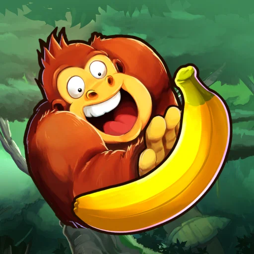 Banana Kong MOD много жизней/бананов