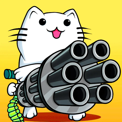 Cat shoot war: offline games MOD money