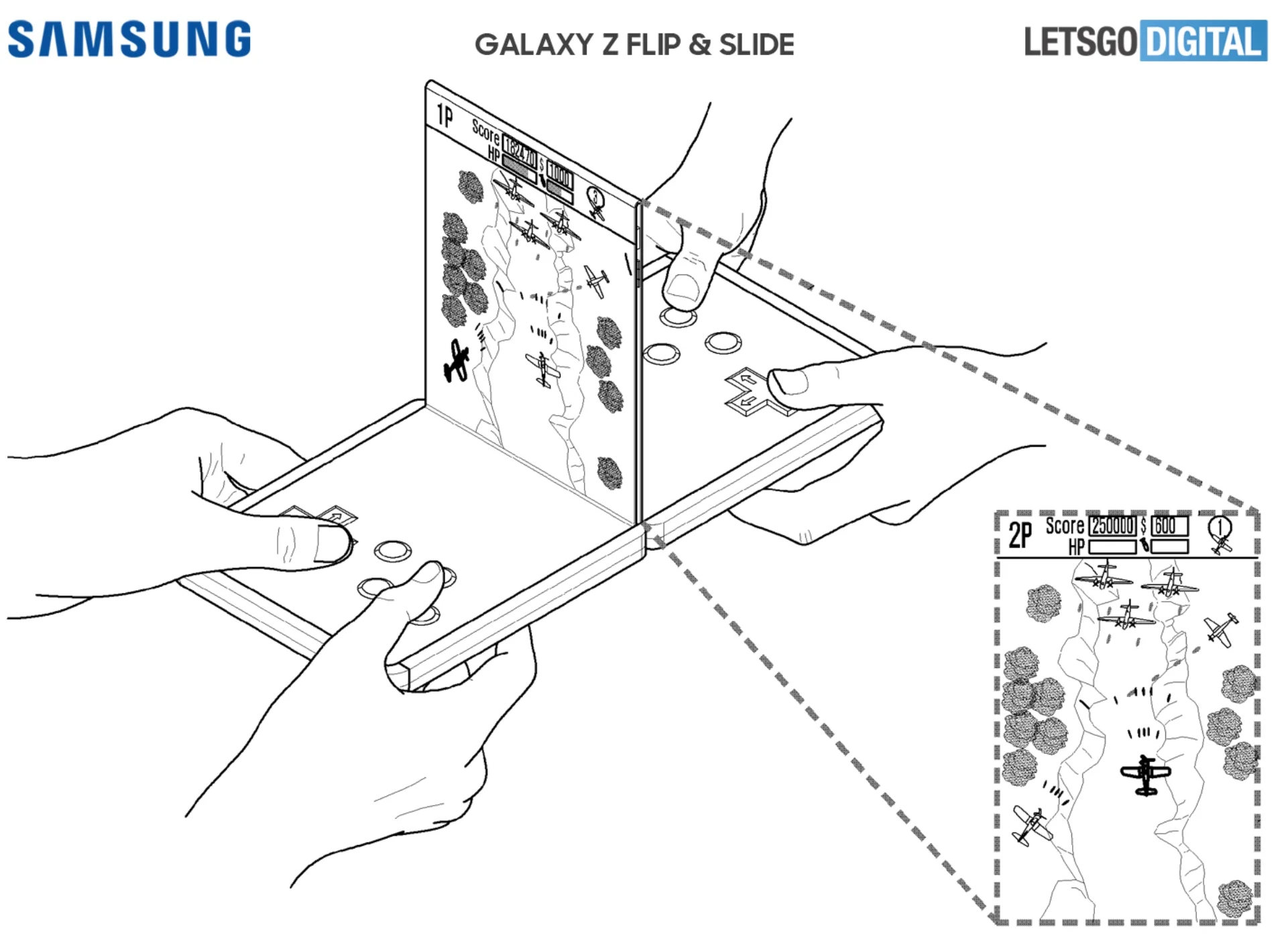 Samsung convertible smartphone