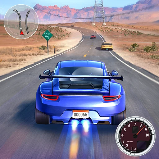 Road Car Racing 3D APK + Mod for Android.