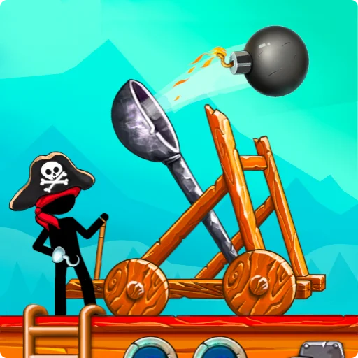 The Catapult: Stickman Pirates MOD coins