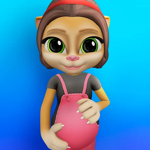 Pregnant Talking Cat Emma MOD diamonds/coins