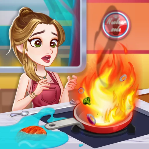 Merge Cooking: Restaurant Game MOD много алмазов