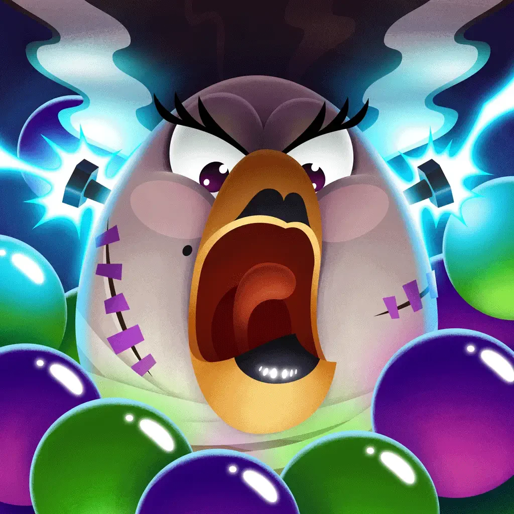 Angry Birds POP Bubble Shooter MOD coins