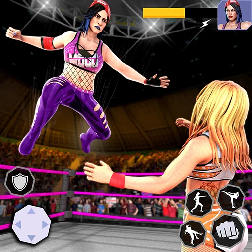 Bad Girls Wrestling Game MOD unlocked/coins
