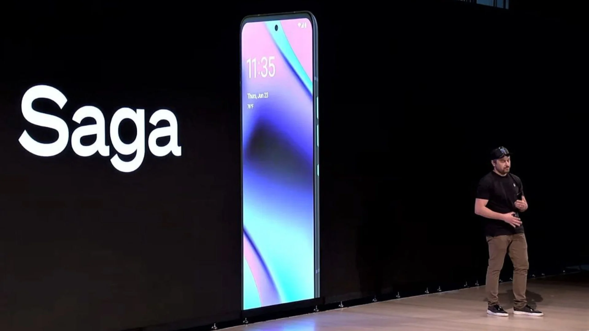 Preview of the Saga smartphone for working with crypto