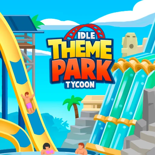 Idle Theme Park MOD много денег