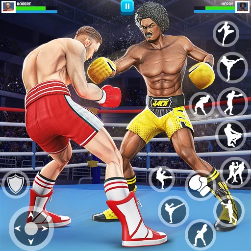 Punch Boxing Game: Ninja Fight MOD a lot of gold