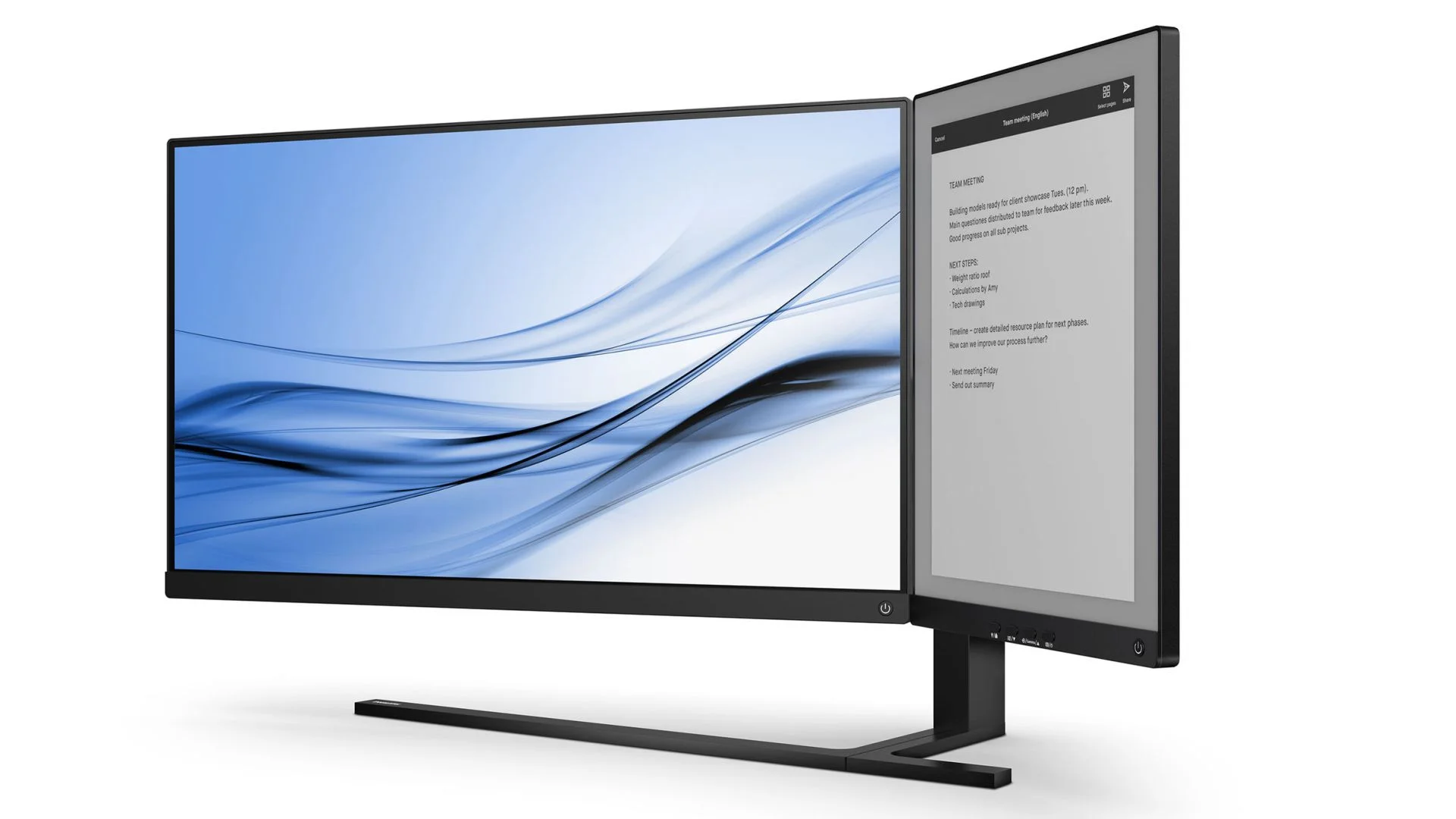 Philips 24B1D5600 Dual Display Monitor has already been called the most unusual