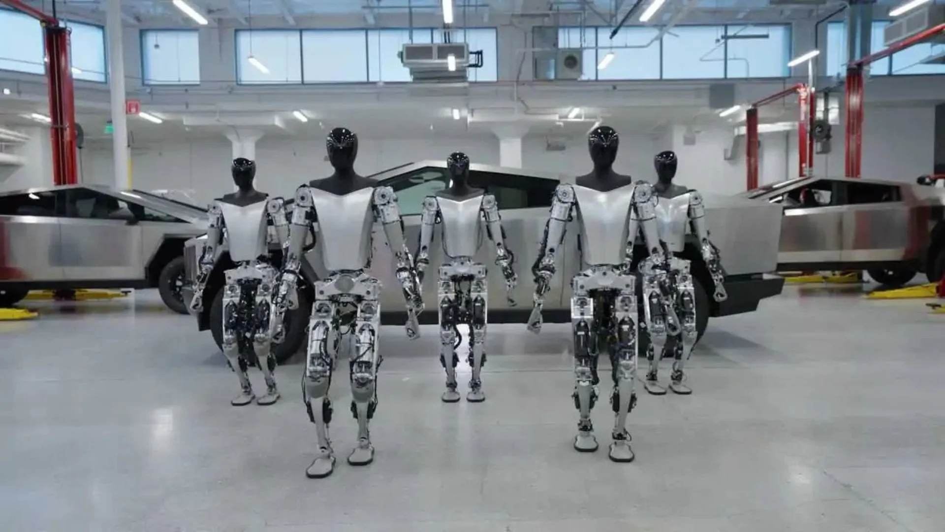 Robot-android Optimus will master the profession of an electric car salesman