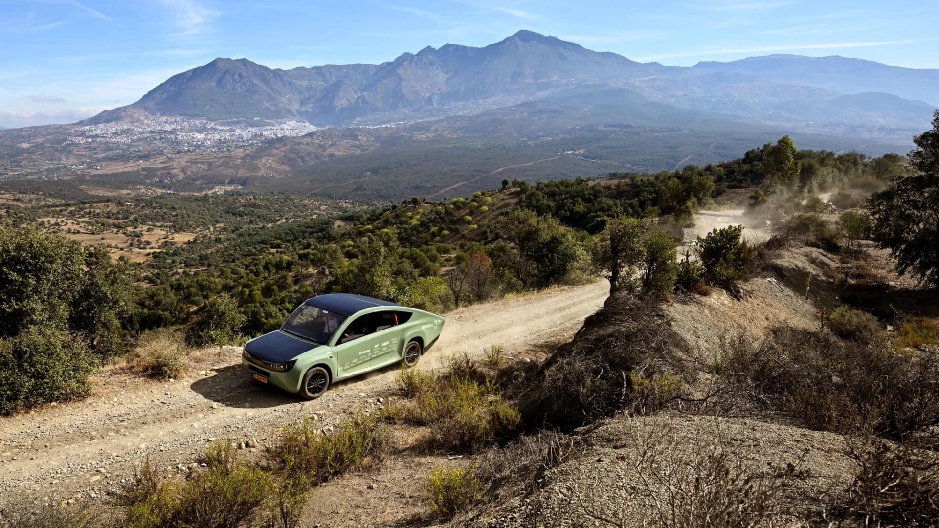 Test drive a solar-powered car Stella Terra