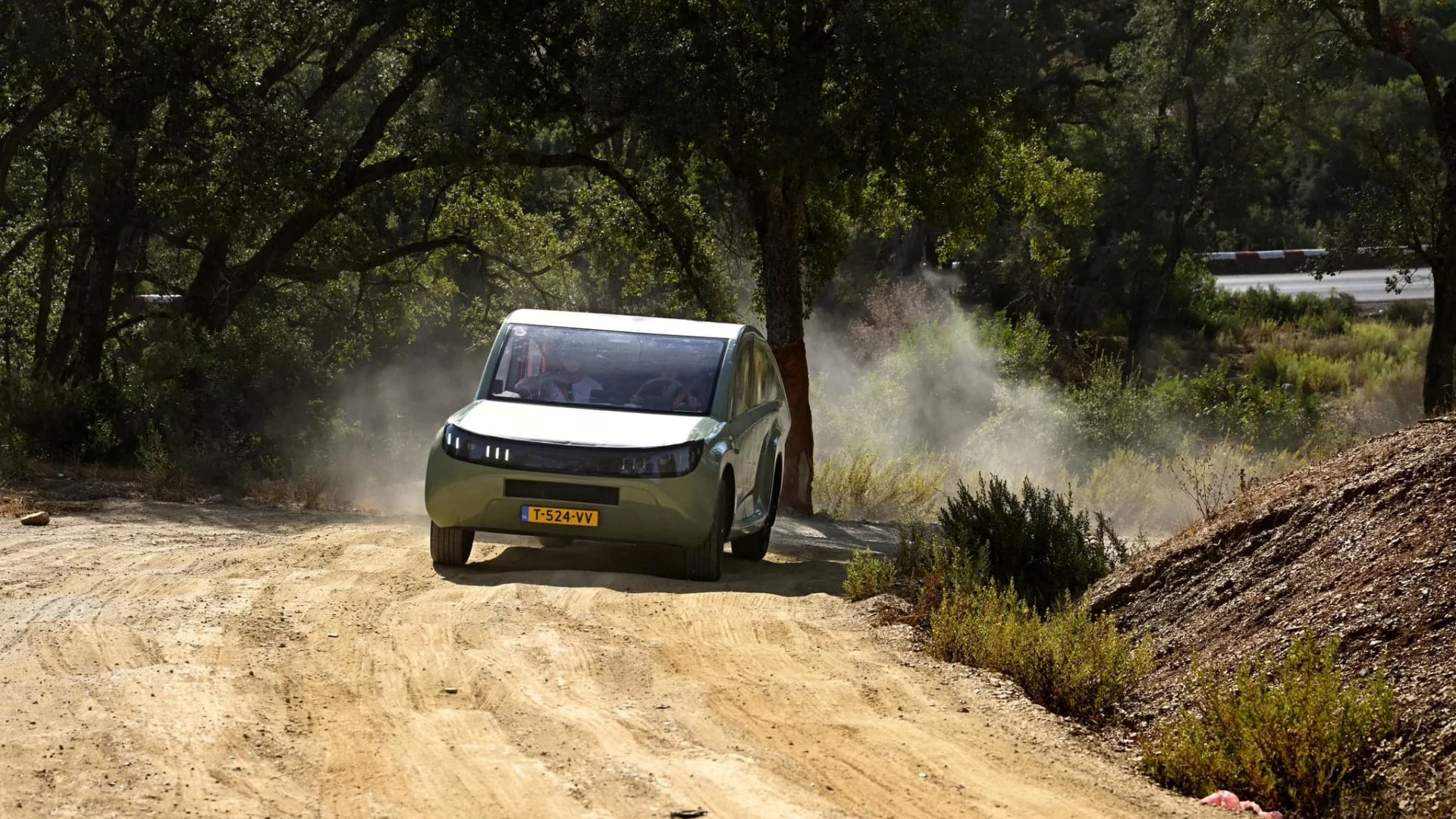 The solar-powered Stella Terra SUV took a test drive in Morocco