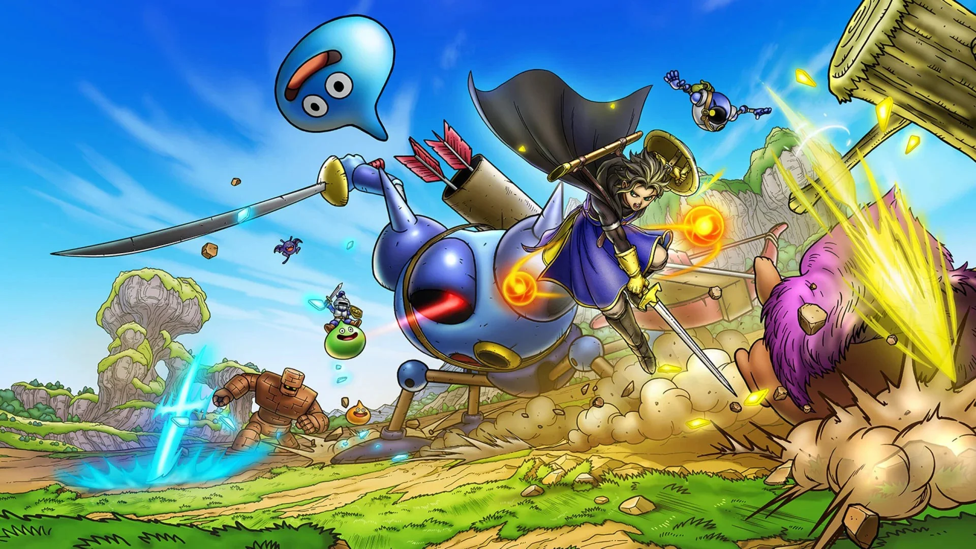 Новая мобильная RPG Dragon Quest Smash/Grow готовится к запуску