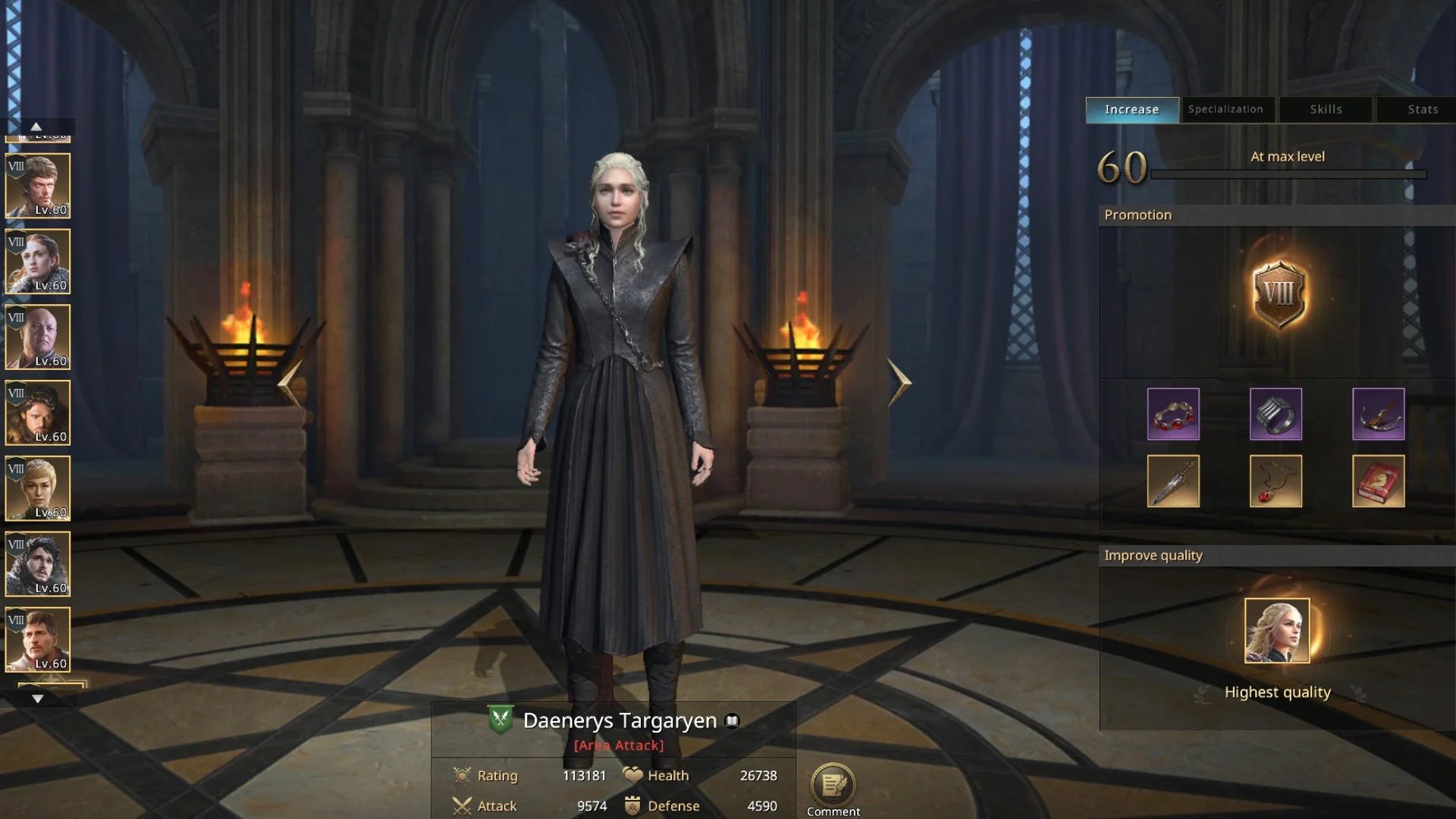 GOT: Winter is Coming based on Game of Thrones opens its servers